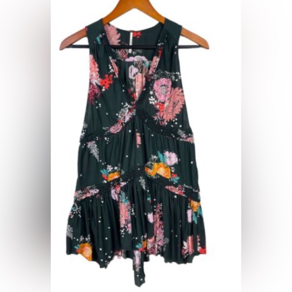 Free People Floral Tank Top